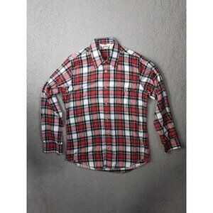 Vintage Woolrich Shirt Medium (Fits Small?) Long Sleeve Button Flannel Portugal
